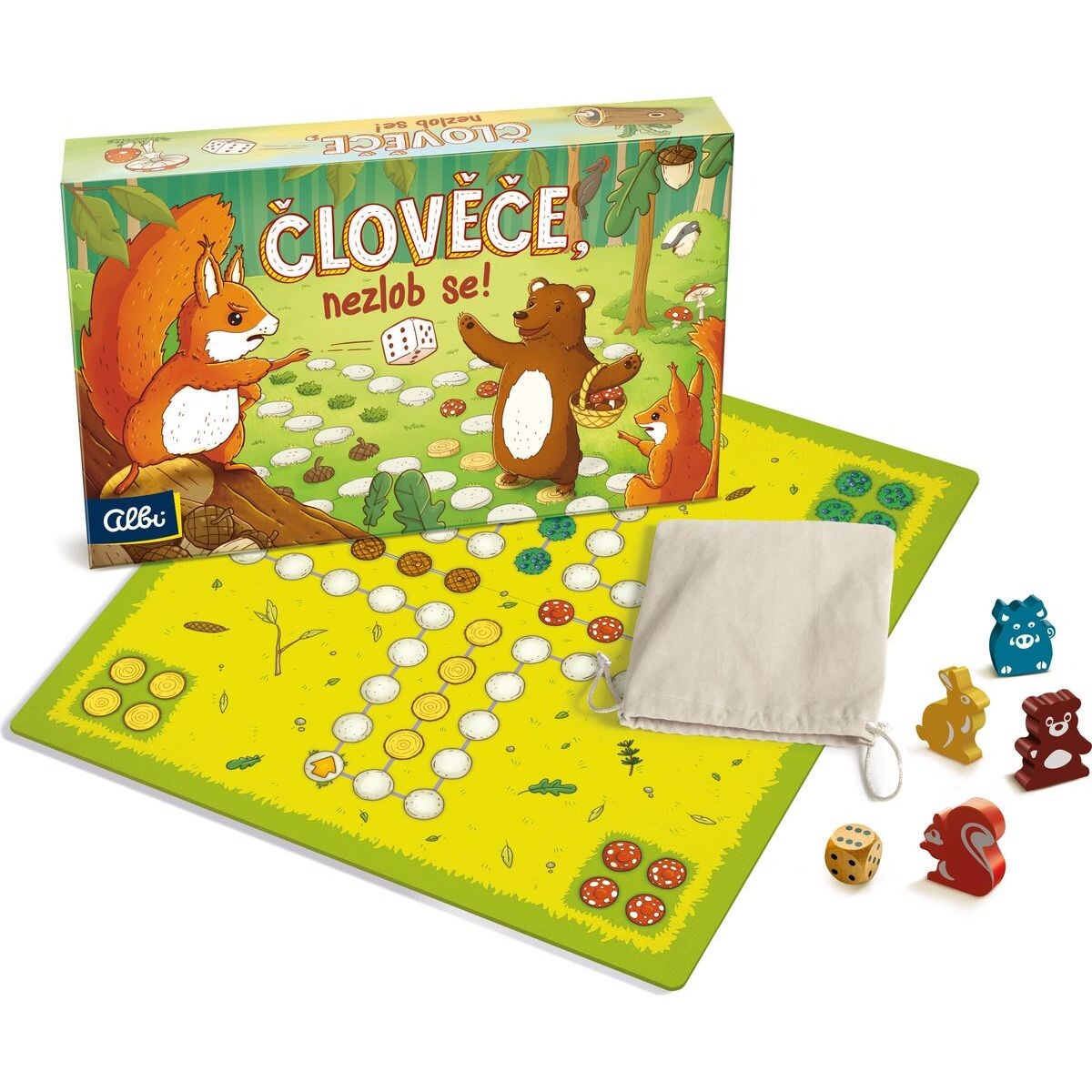 Albi Človeče, nehnevaj sa! so zvieratkami