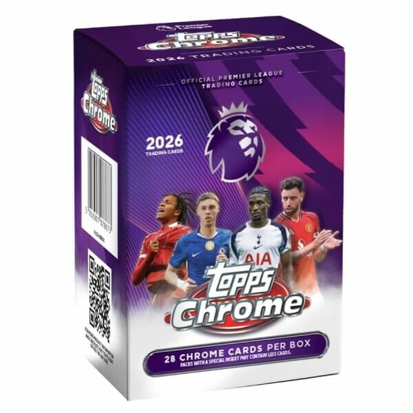 Topps 2025-2026 Topps Chrome Premier League Blaster Box - Futbalové karty