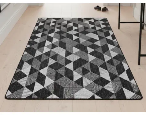 Koberec Flex 67x200 cm, šedý%