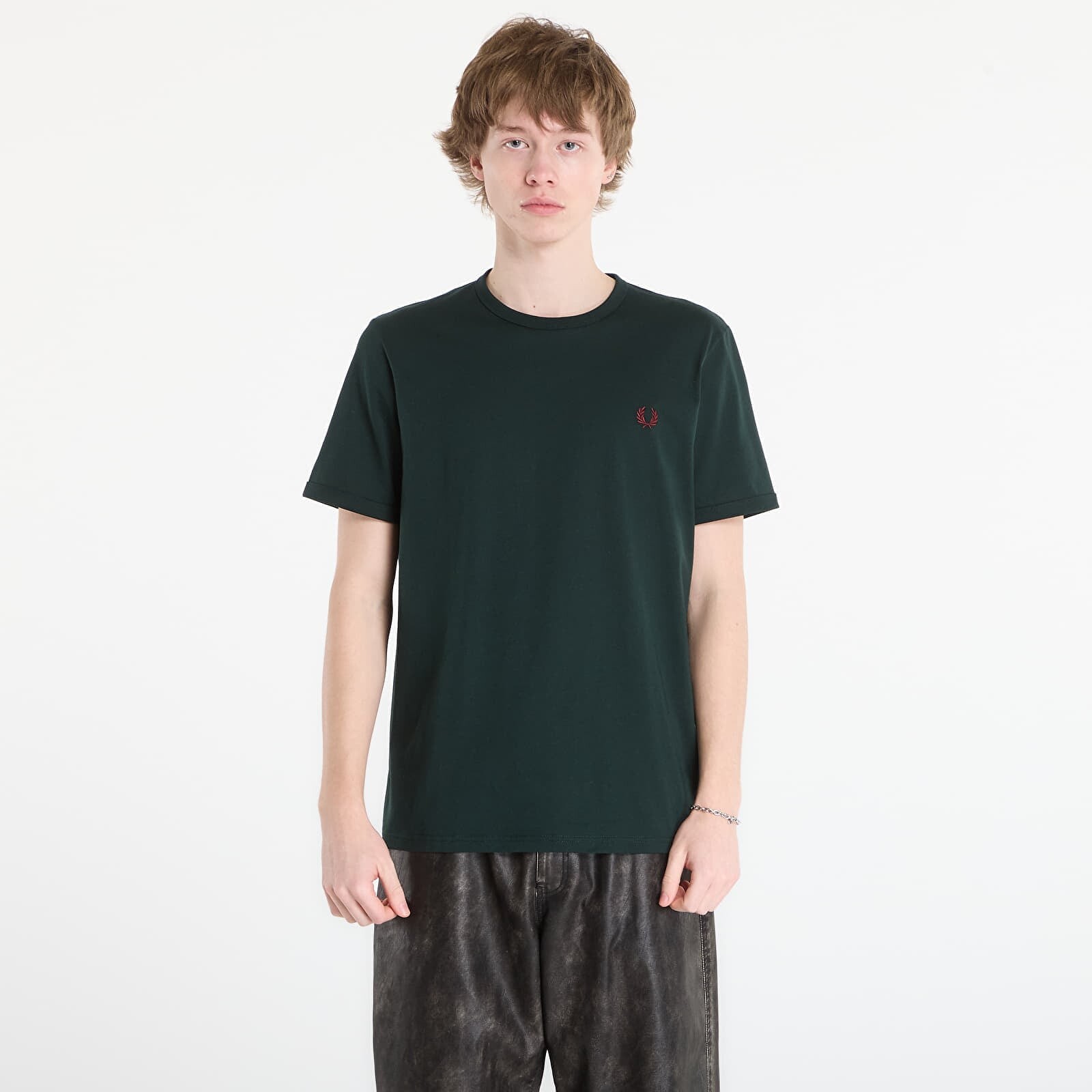 Tričko FRED PERRY Ringer T-Shirt Grassroots L