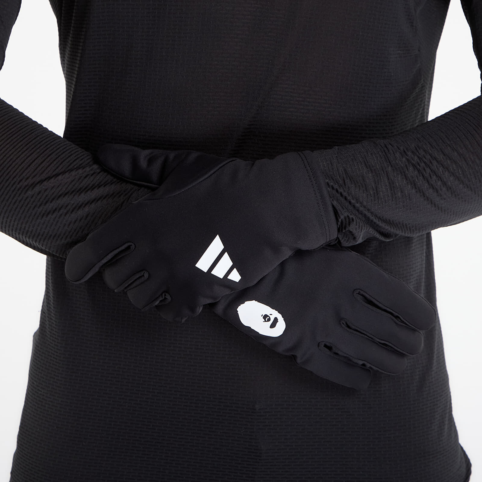 Rukavice adidas x BAPE CAMO GLOVE Black/ Semi Lucid Fuchsia L