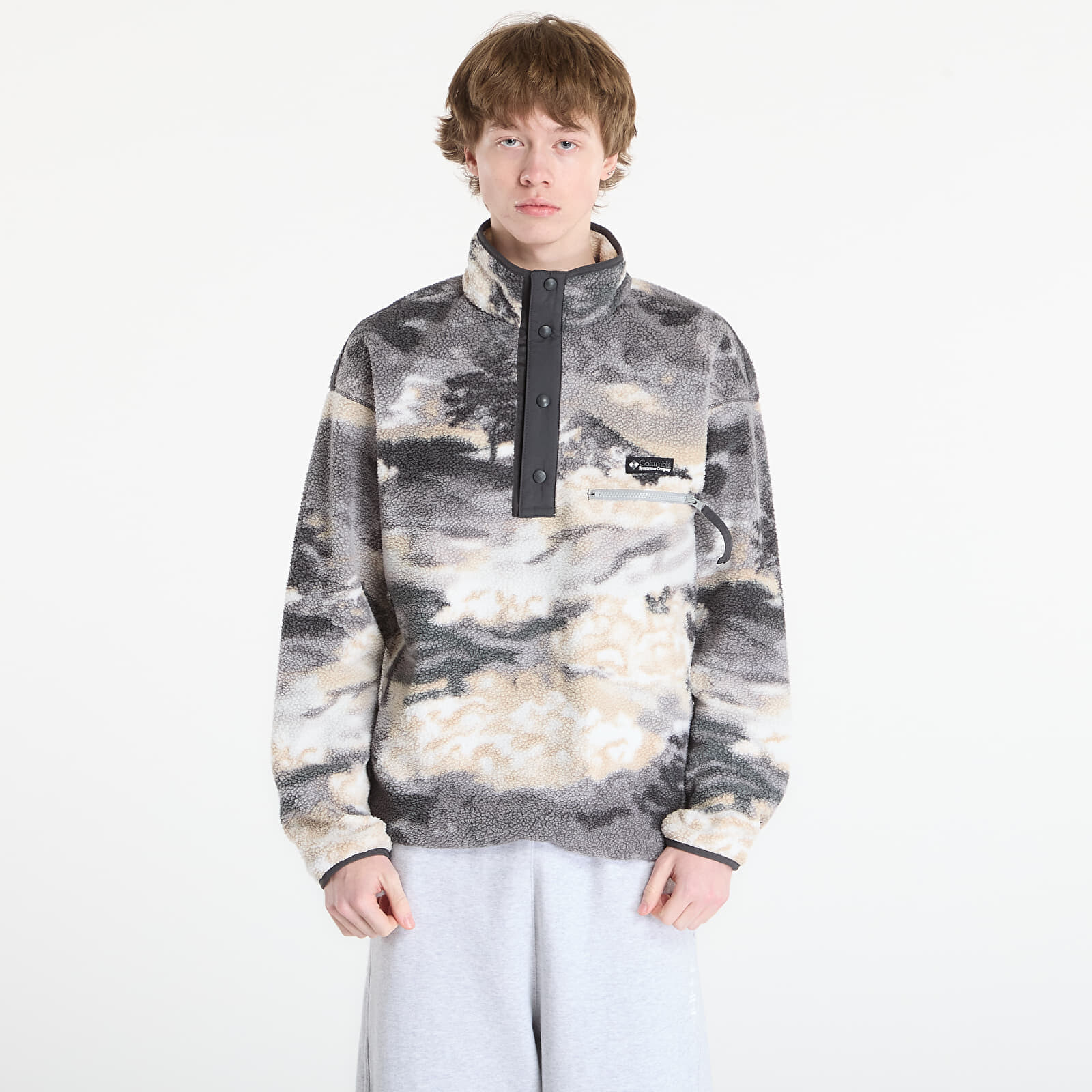 Mikina Columbia Helvetia™ Half Snap Fleece With Print Shark/ Dreaming L