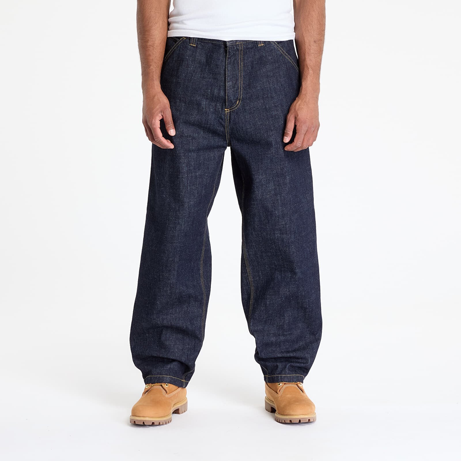 Džínsy Carhartt WIP OG Single Knee Pant Blue Rinsed XL