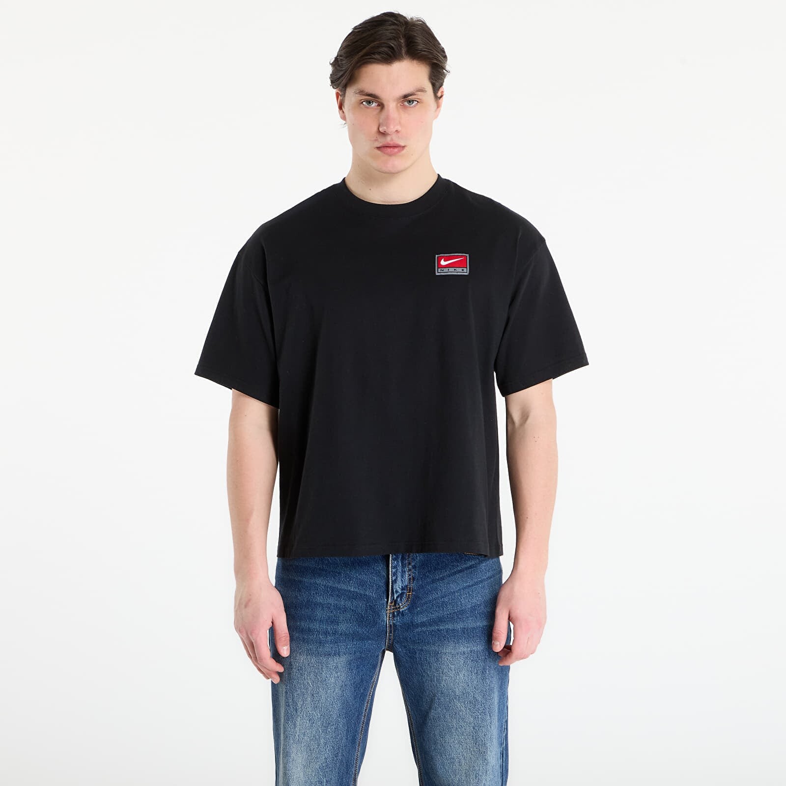 Tričko Nike Life Men's Short-Sleeve Boxy Knit Top Black M