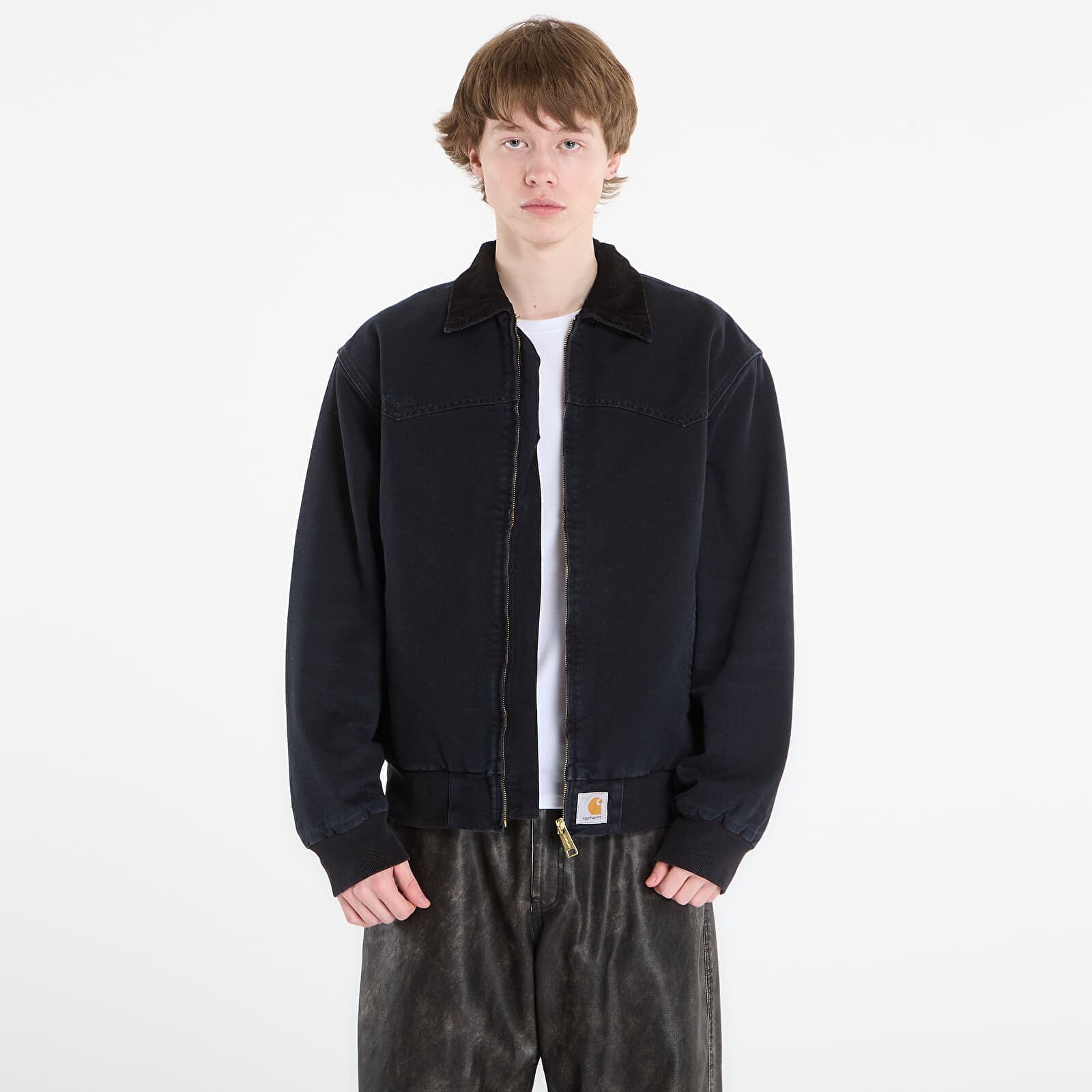 Bunda Carhartt WIP OG Santa Fe Jacket UNISEX Black/ Black M