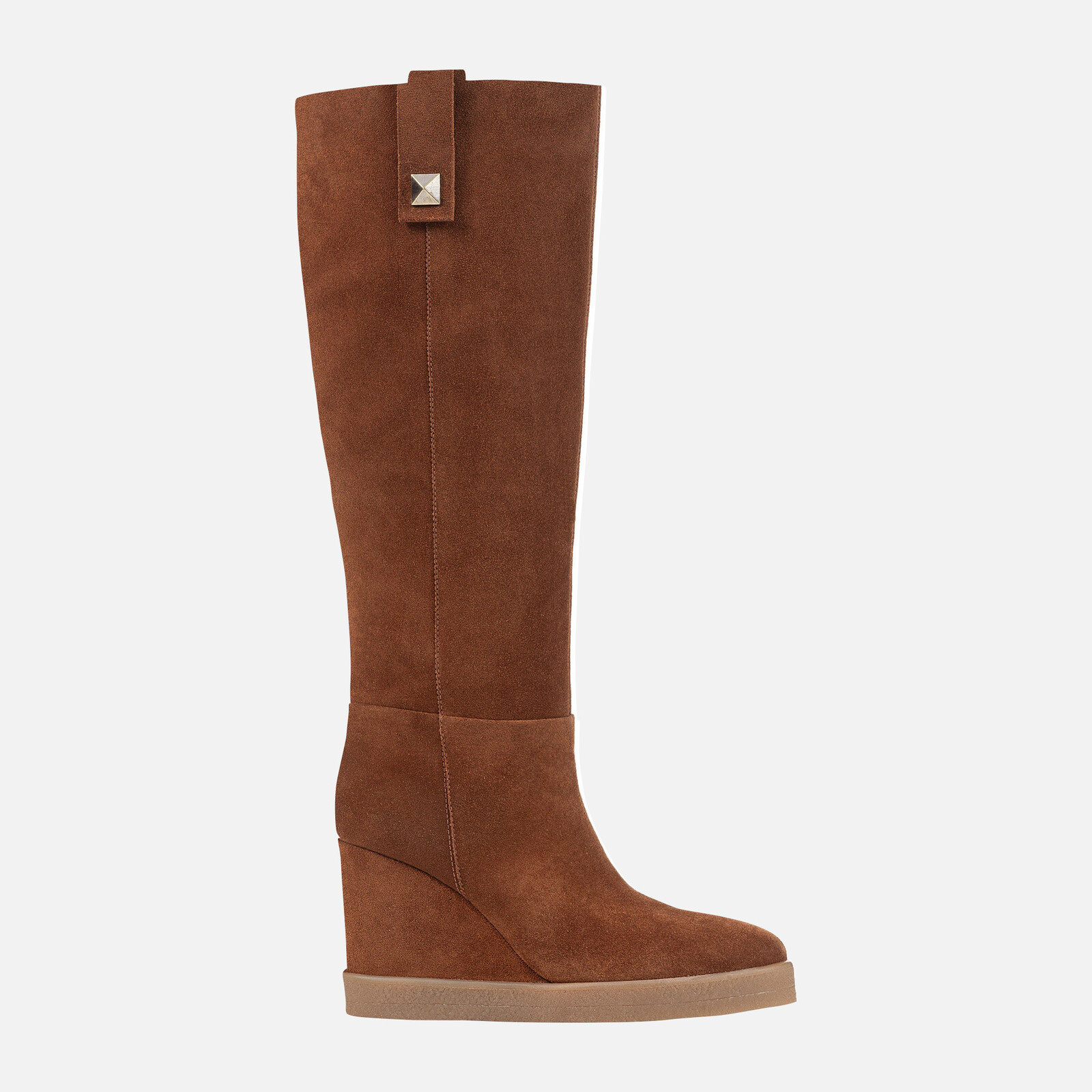Brown women's boots Geox Wedge - Women's