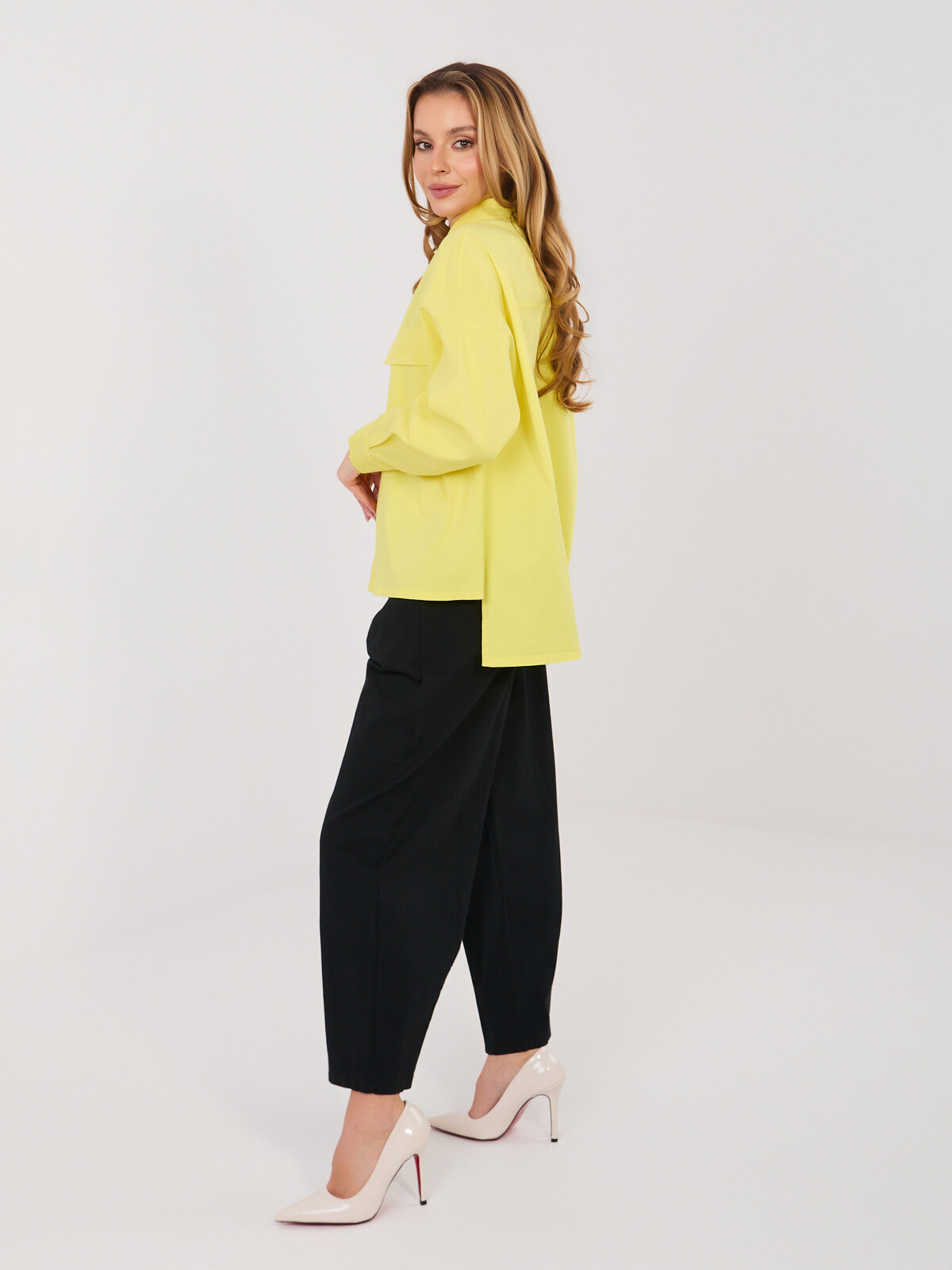 Čierne voľné nohavice