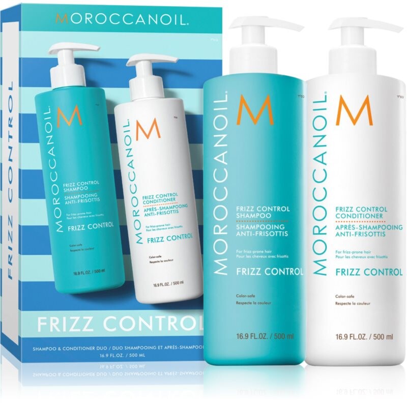 Moroccanoil Frizz Control Shampoo & Conditioner Duo sada proti krepateniu