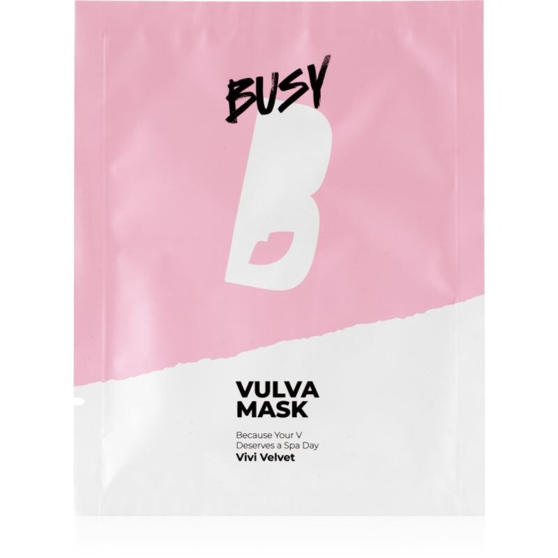 BusyB Vivi Velvet Vulva Mask maska na intímne partie 1 ks