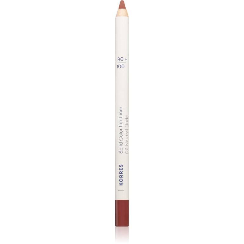 Korres Solid Color Lip Liner kontúrovacia ceruzka na pery odtieň 02 Neutral Nude 1.2 g