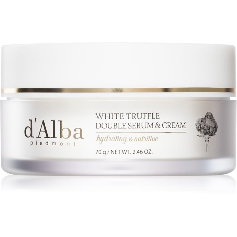 d'Alba White Truffle Double Serum & Cream spevňujúci denný krém a sérum 2 v 1 70 g