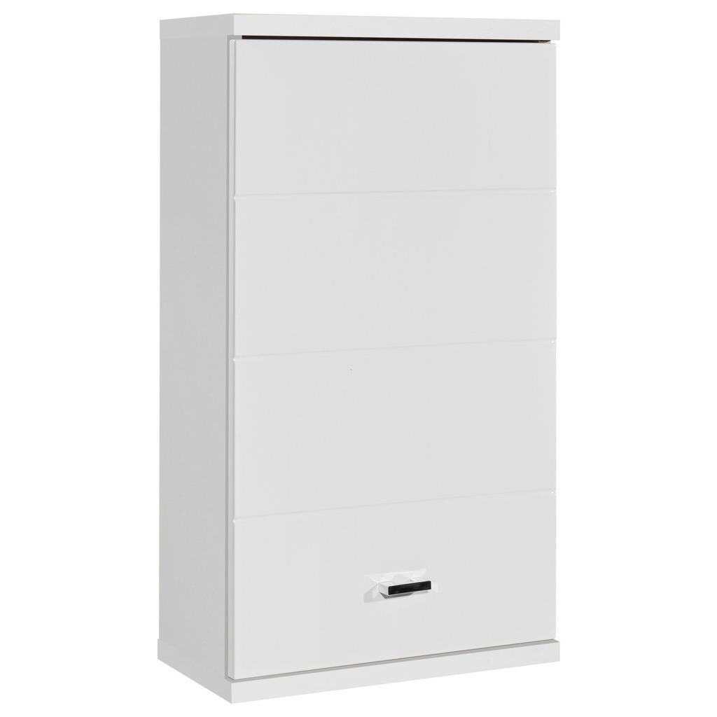 Livetastic ZÁVESNÁ SKRINKA, biela s vysokým leskom, biela, 38/71/23 cm