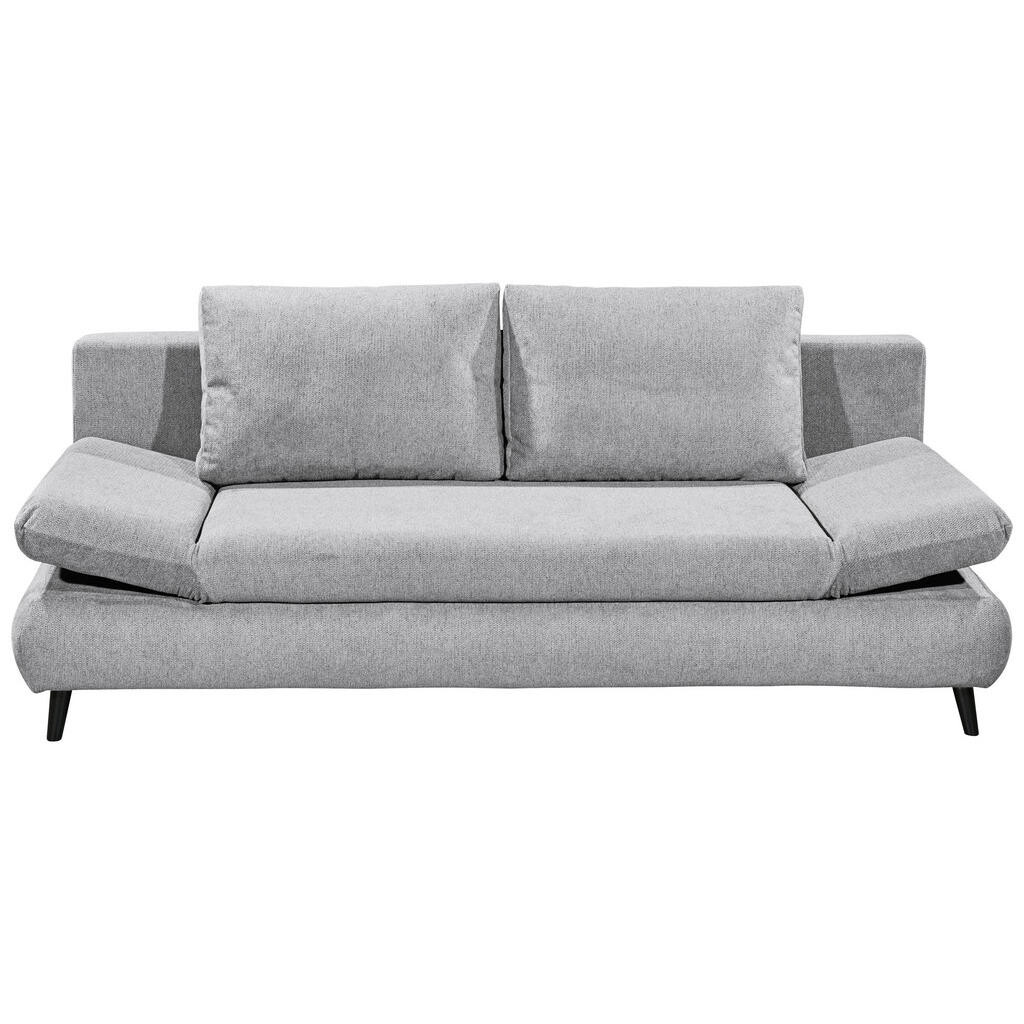 MID.YOU ROZKLADACIA POHOVKA, textil, kompozitné drevo, svetlosivá