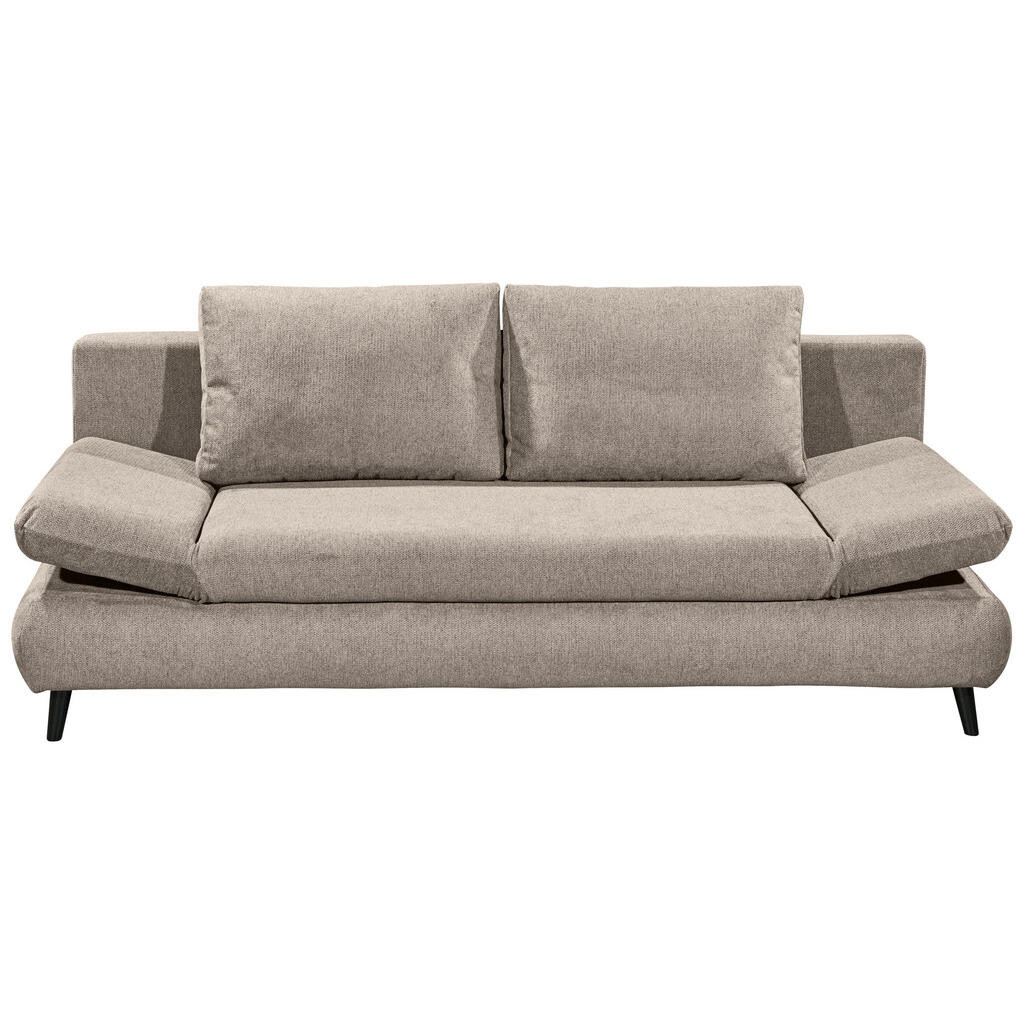 MID.YOU ROZKLADACIA POHOVKA, textil, kompozitné drevo, béžová