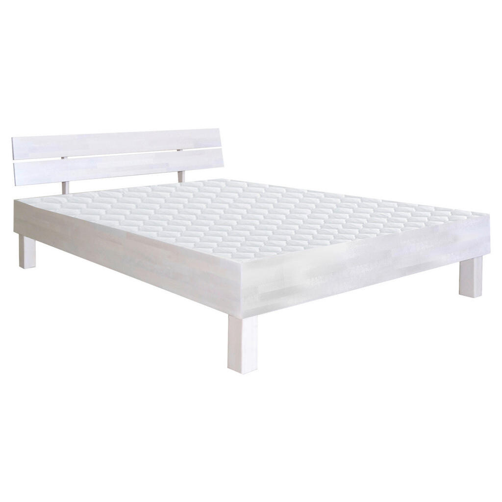 Carryhome POSTEĽ, 160/200 cm, biela