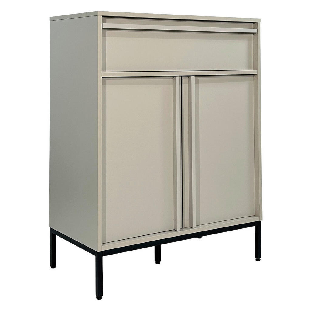 Xora KOMODA, čierna, svetlosivá, 80/101/40 cm