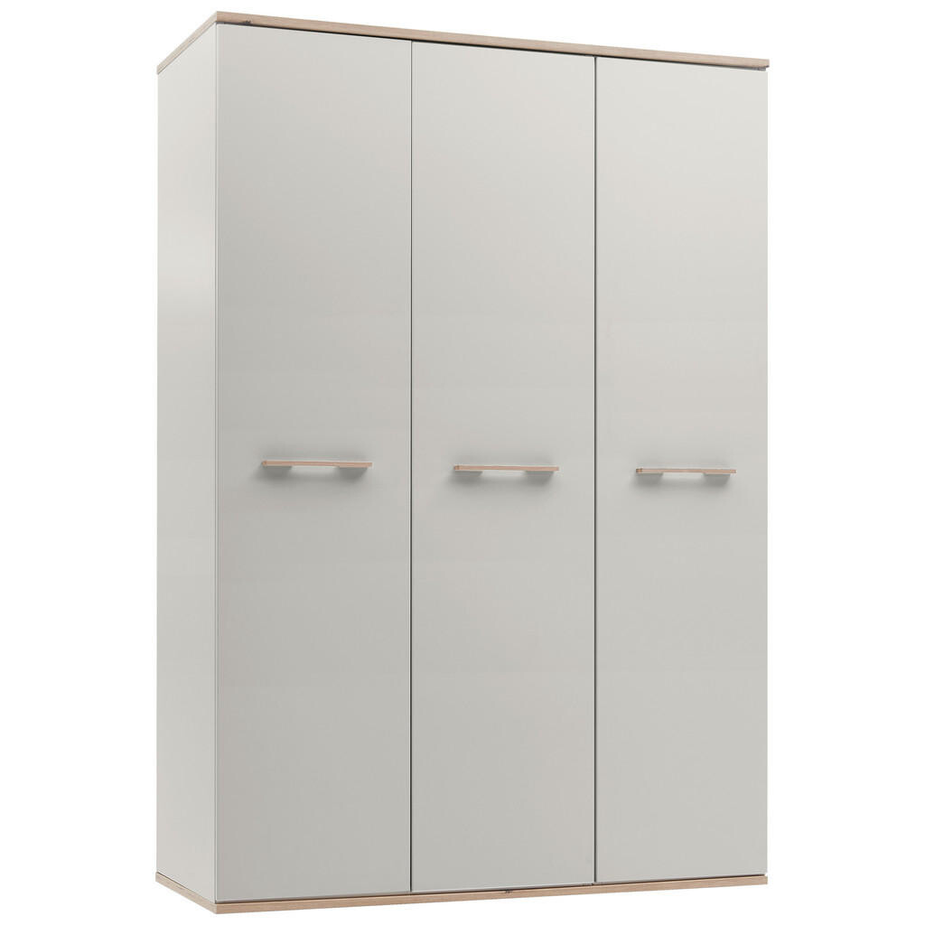 Venda SKRIŇA S OTOČNÝMI DVERAMI, farba duba, svetlosivá, 138/203/61,5 cm