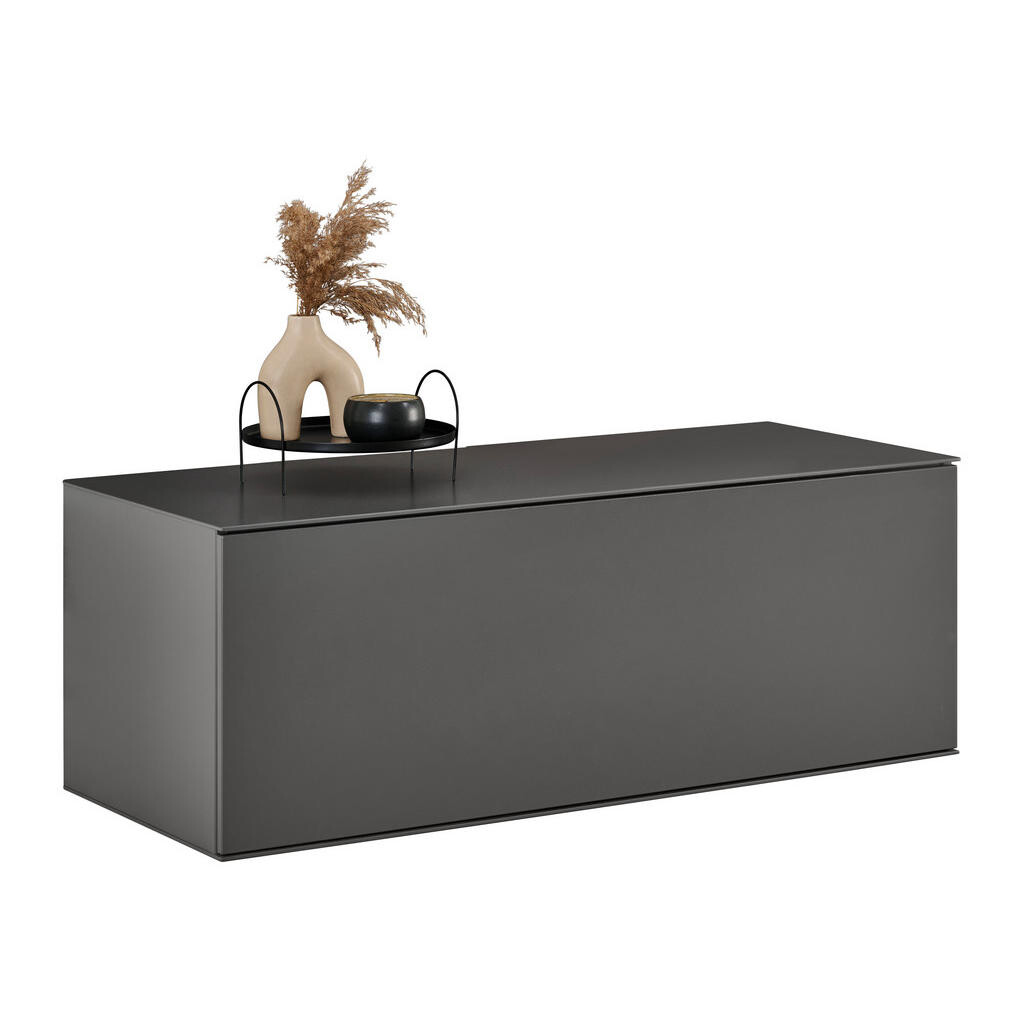 Dieter Knoll NÍZKA KOMODA, antracitová, 121/44/50 cm