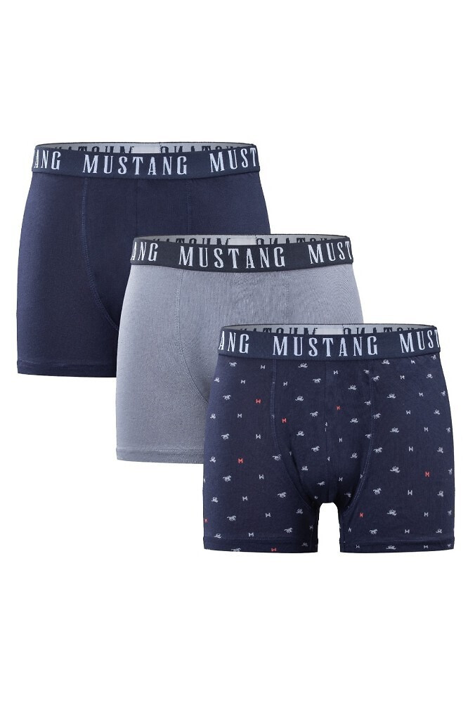 Boxerky Mustang 4277-1003 A'3 M-2XL tmavě šedá XXL