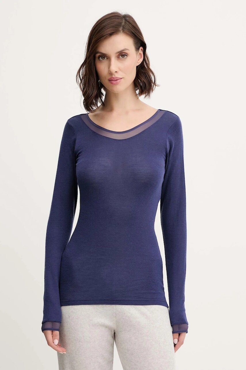 Vlnené tričko s dlhým rukávom Chantelle FEMILET