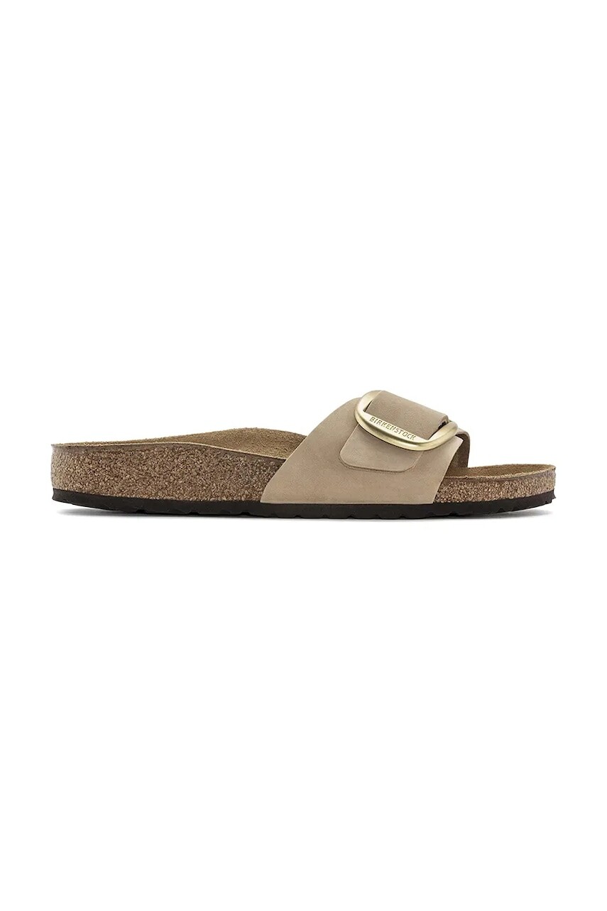 Nubukové šľapky Birkenstock Madrid Big Buckle