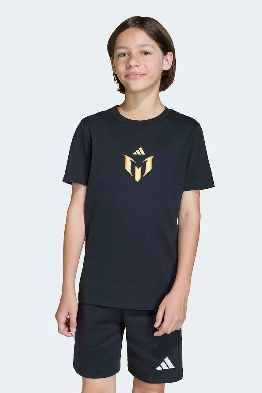 Detské bavlnené tričko adidas Performance MESSI