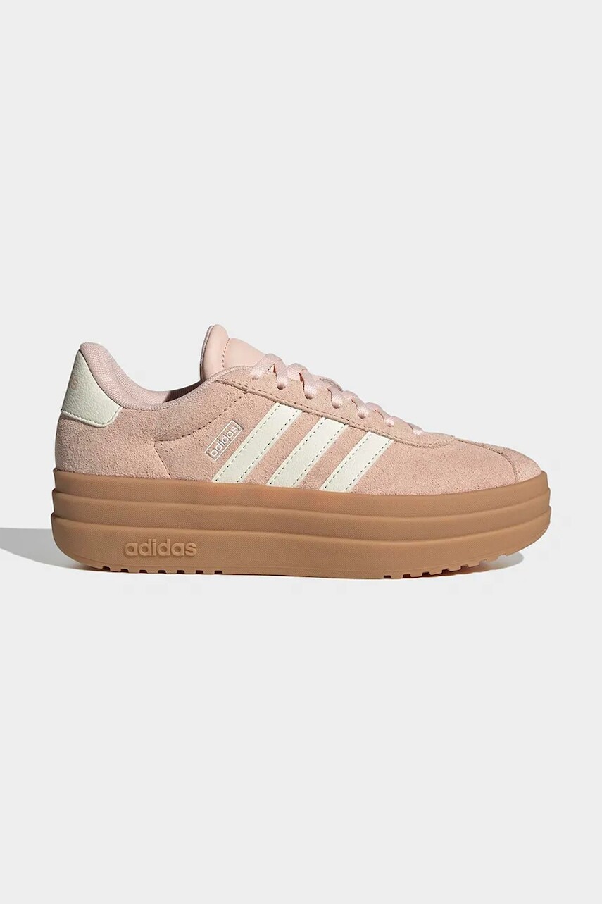 Detské semišové tenisky adidas VL COURT BOLD