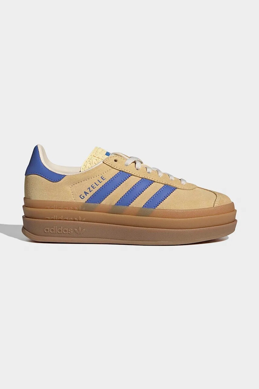 Detské semišové tenisky adidas Originals GAZELLE BOLD