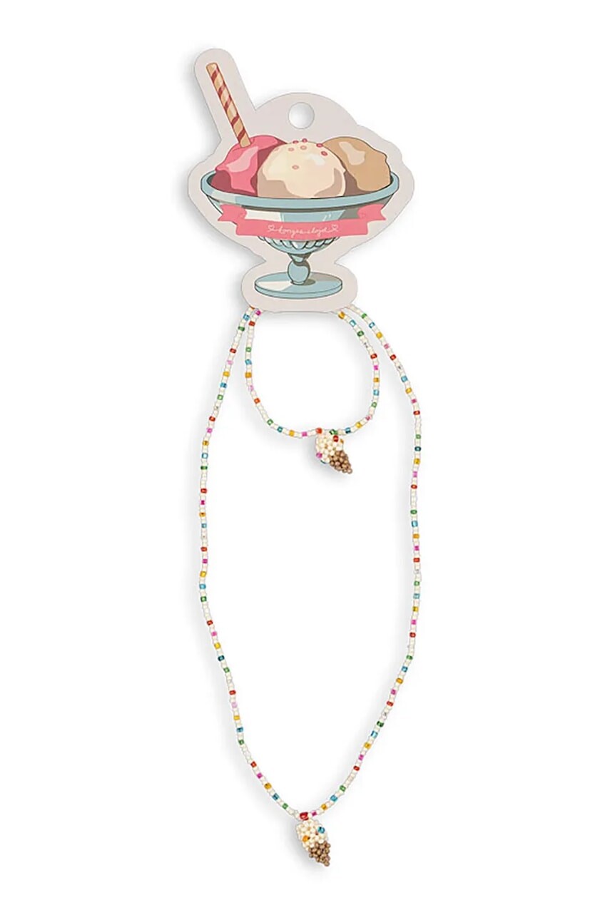 Detský náhrdelník a náramok Konges Sløjd ICE CREAM NECKLACE AND BRACELET SET