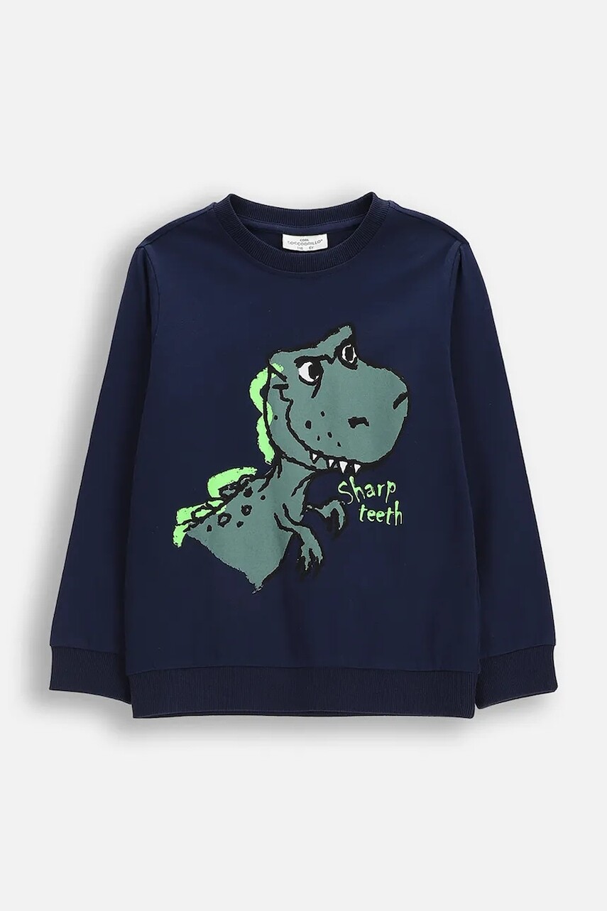 Bavlnené tričko s dlhým rukávom Coccodrillo