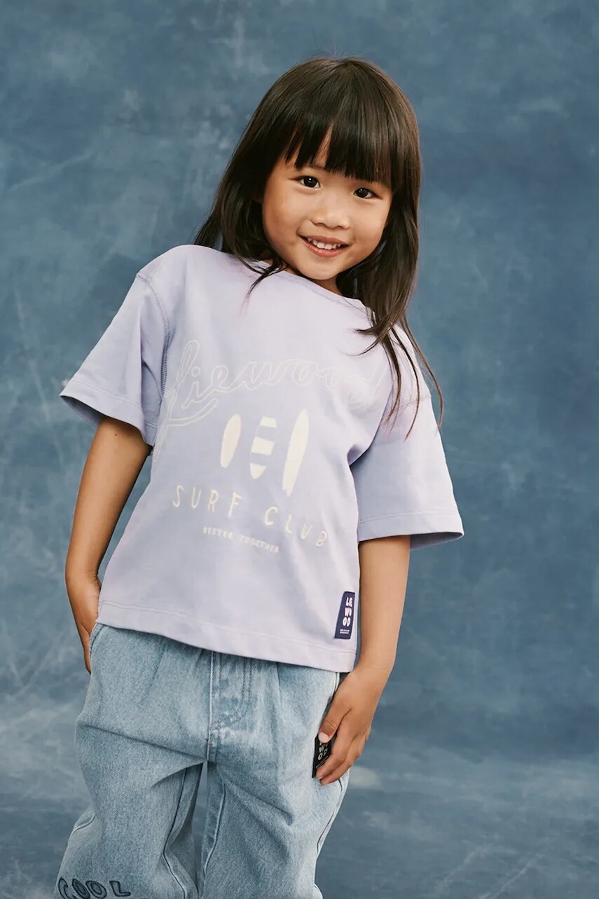 Detské bavlnené tričko Liewood Tyler Placement SS T-shirt