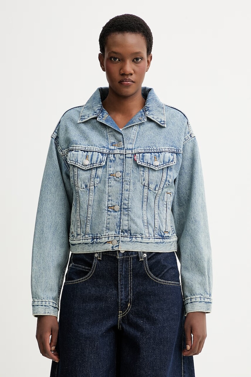 Rifľová bunda Levi's SHRUNKEN 90S TRUCKER