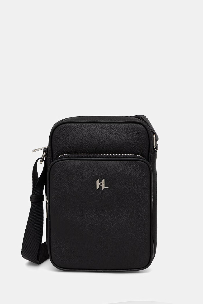 Kožená taška Karl Lagerfeld