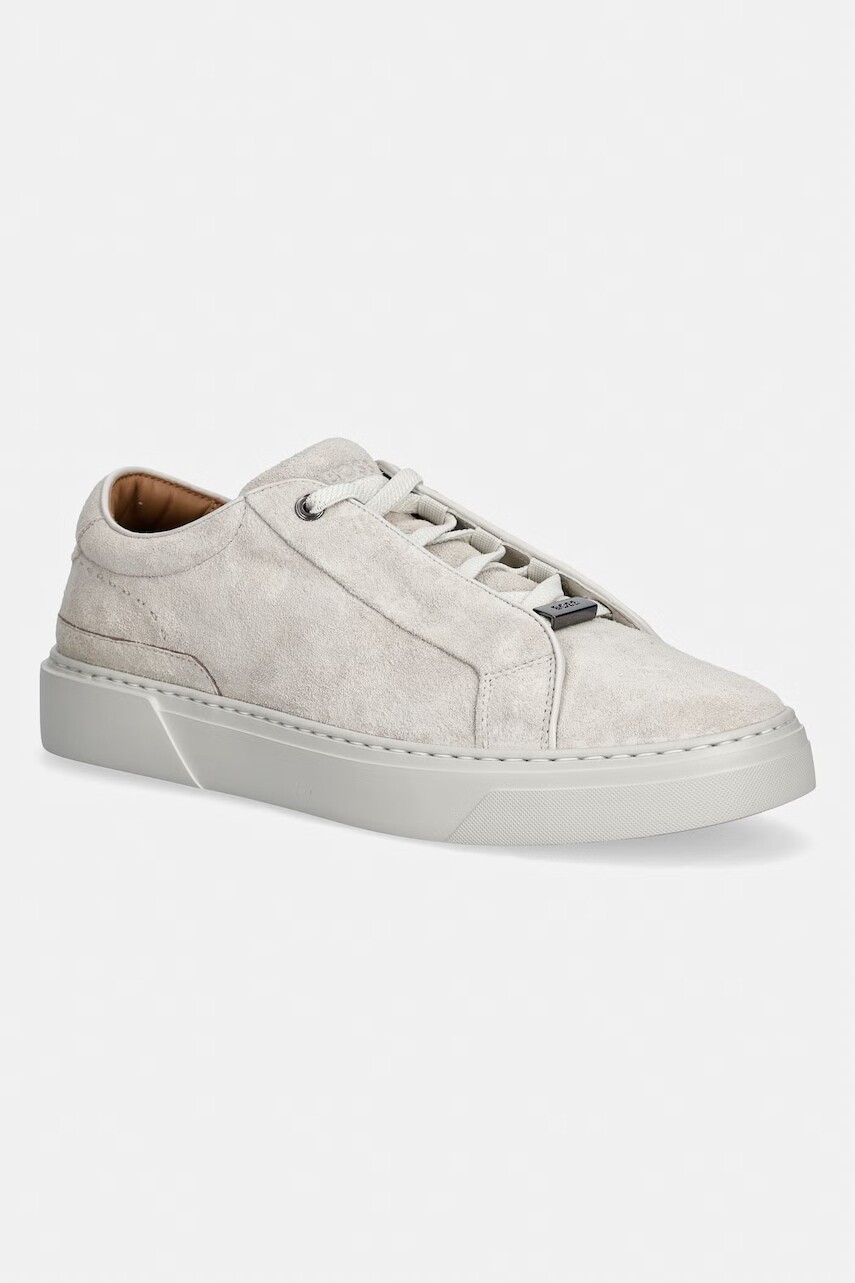 Semišové tenisky BOSS GaryTenn