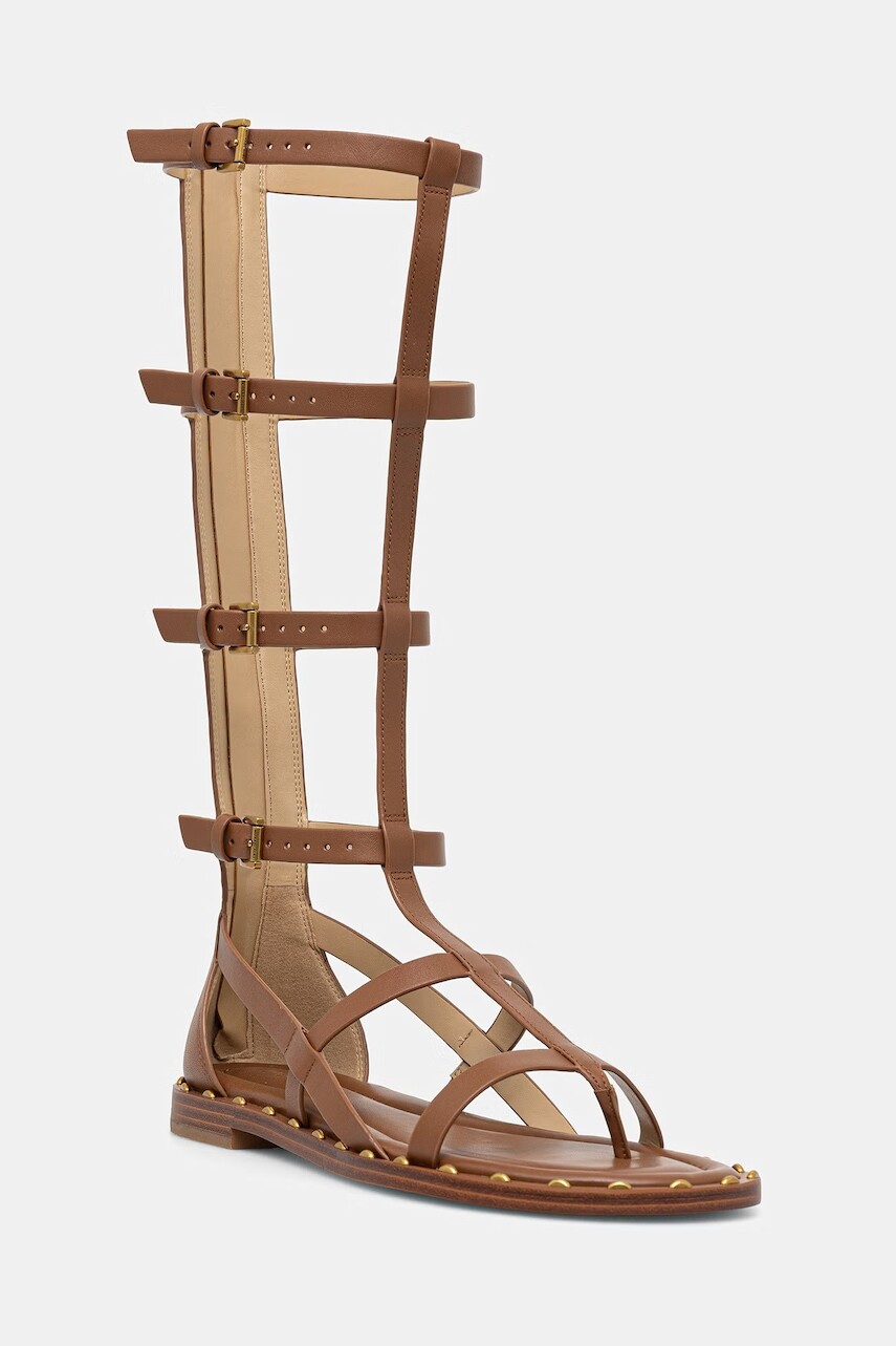 Kožené sandále MICHAEL Michael Kors Noa High Sandal