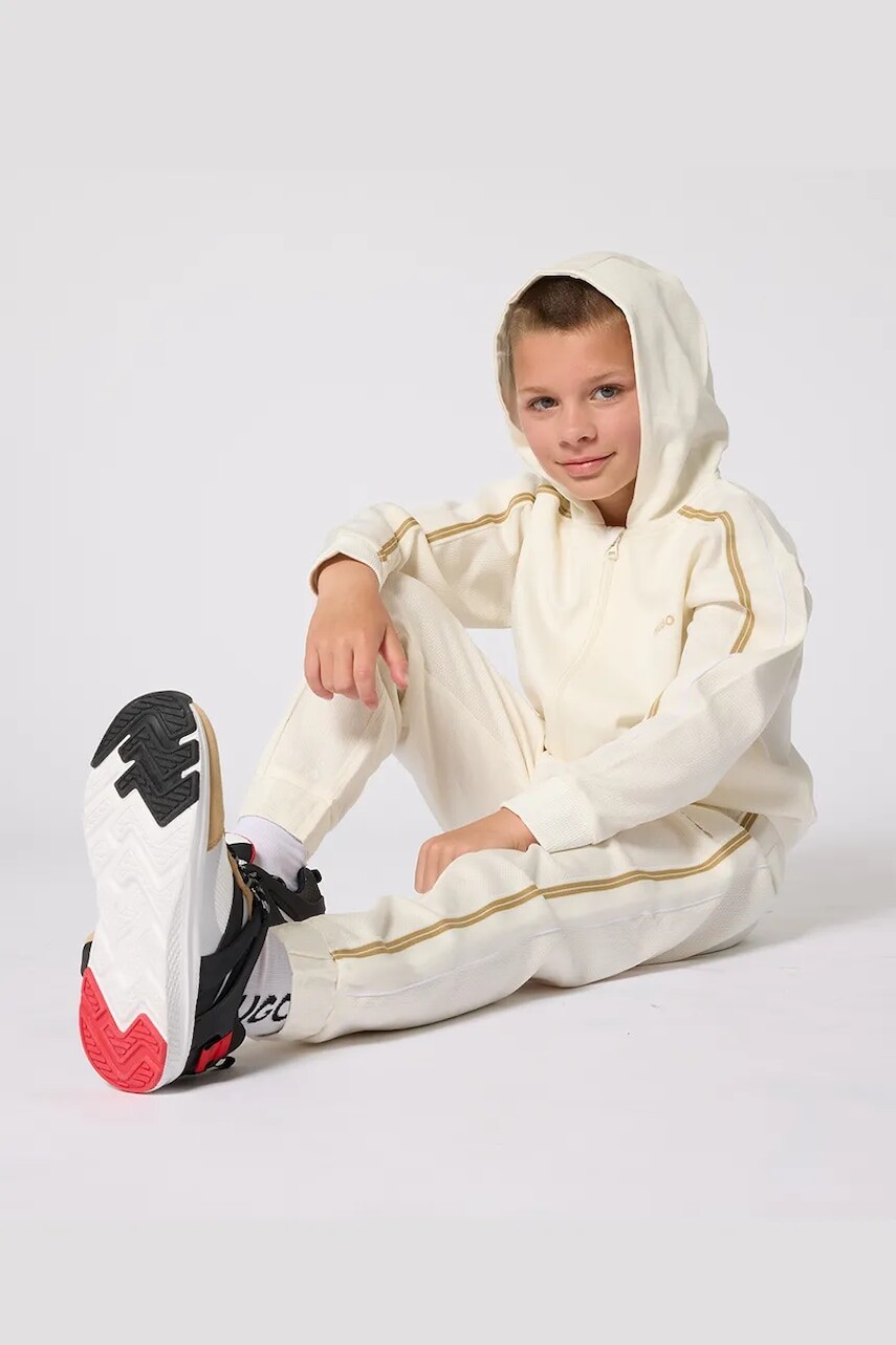 Detská bavlnená mikina HUGO