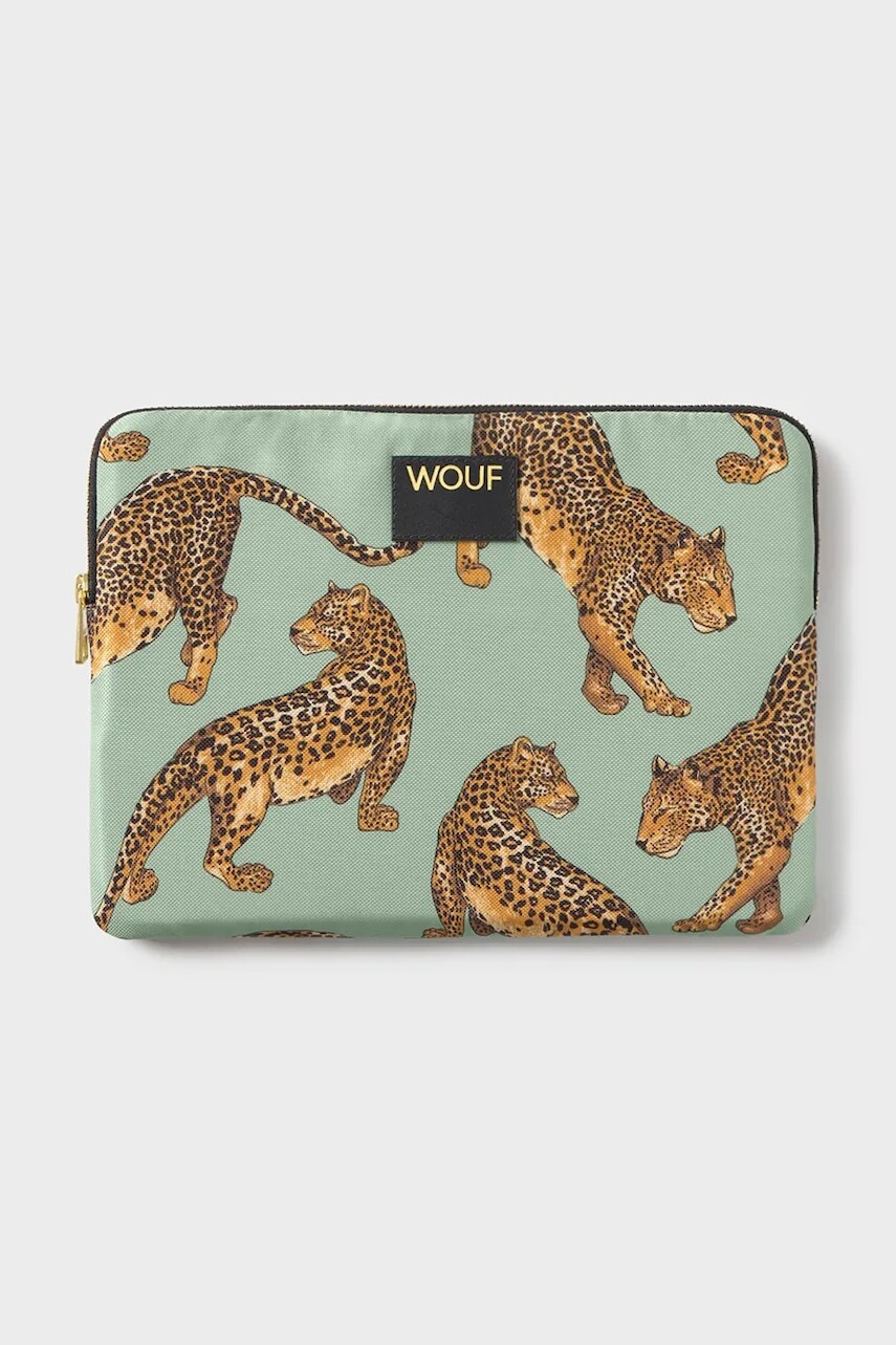 Obal na ipad WOUF Emerald Leopard 29 x 21 cm