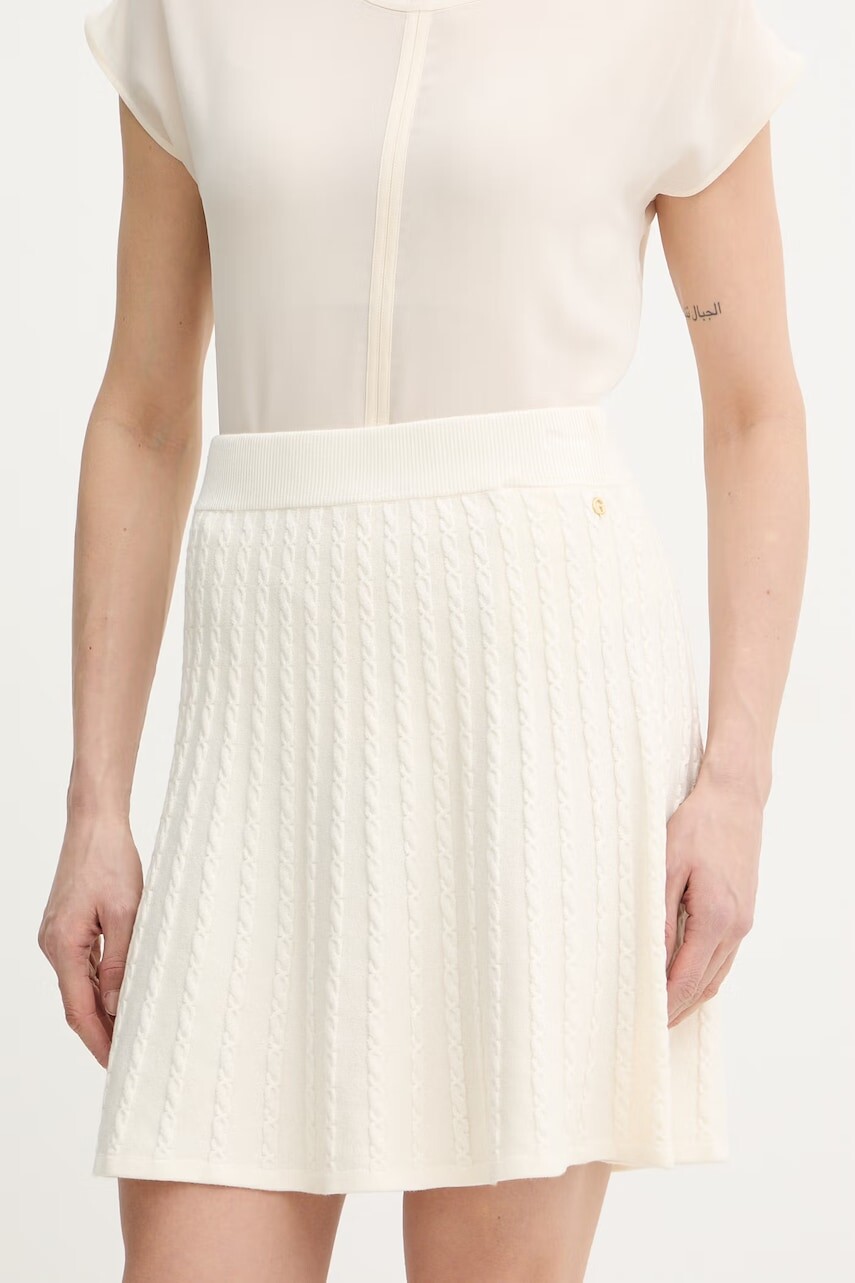 Sukňa s prímesou vlny Guess HANNA