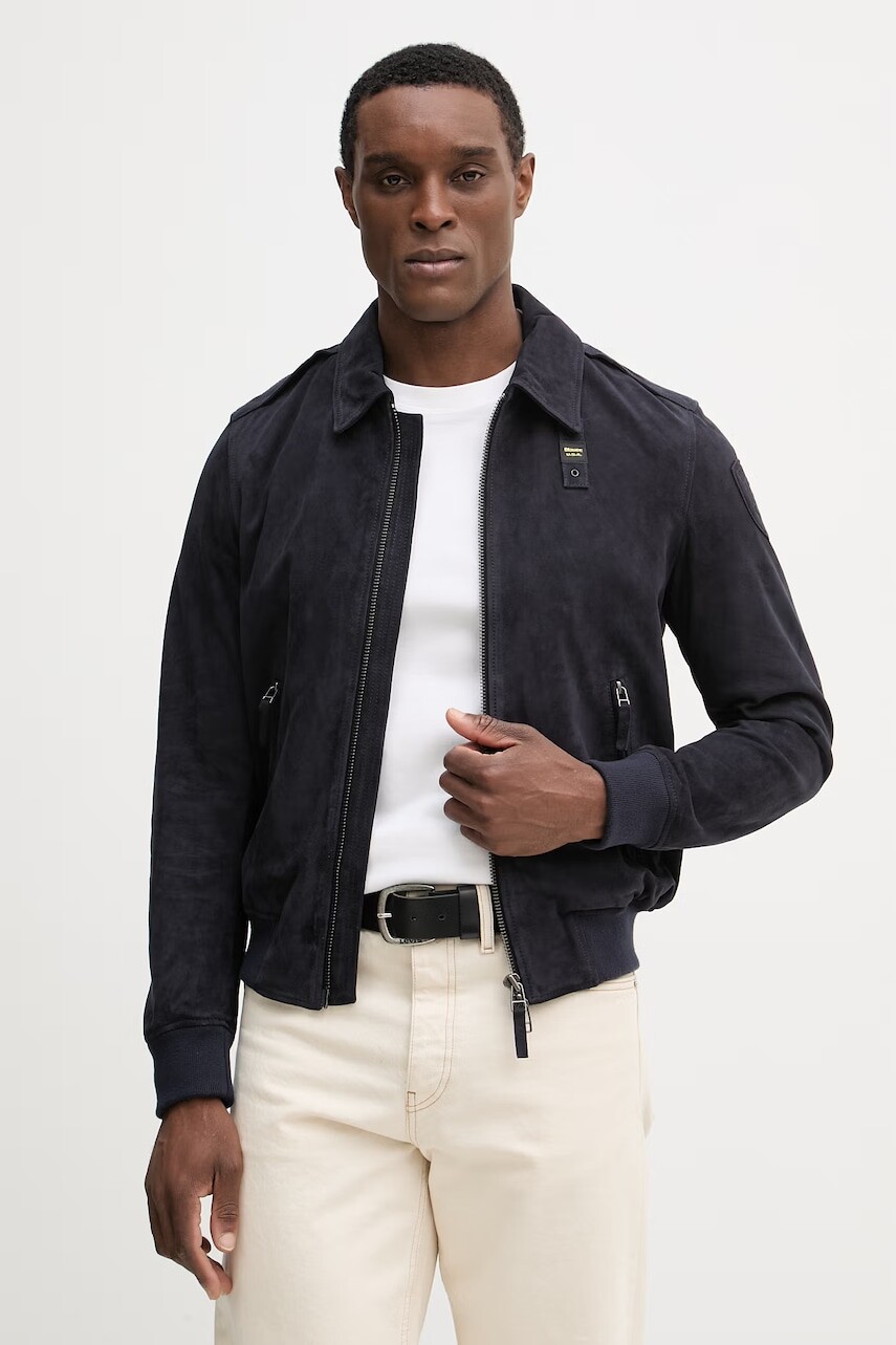 Semišová bunda Blauer ALLEN