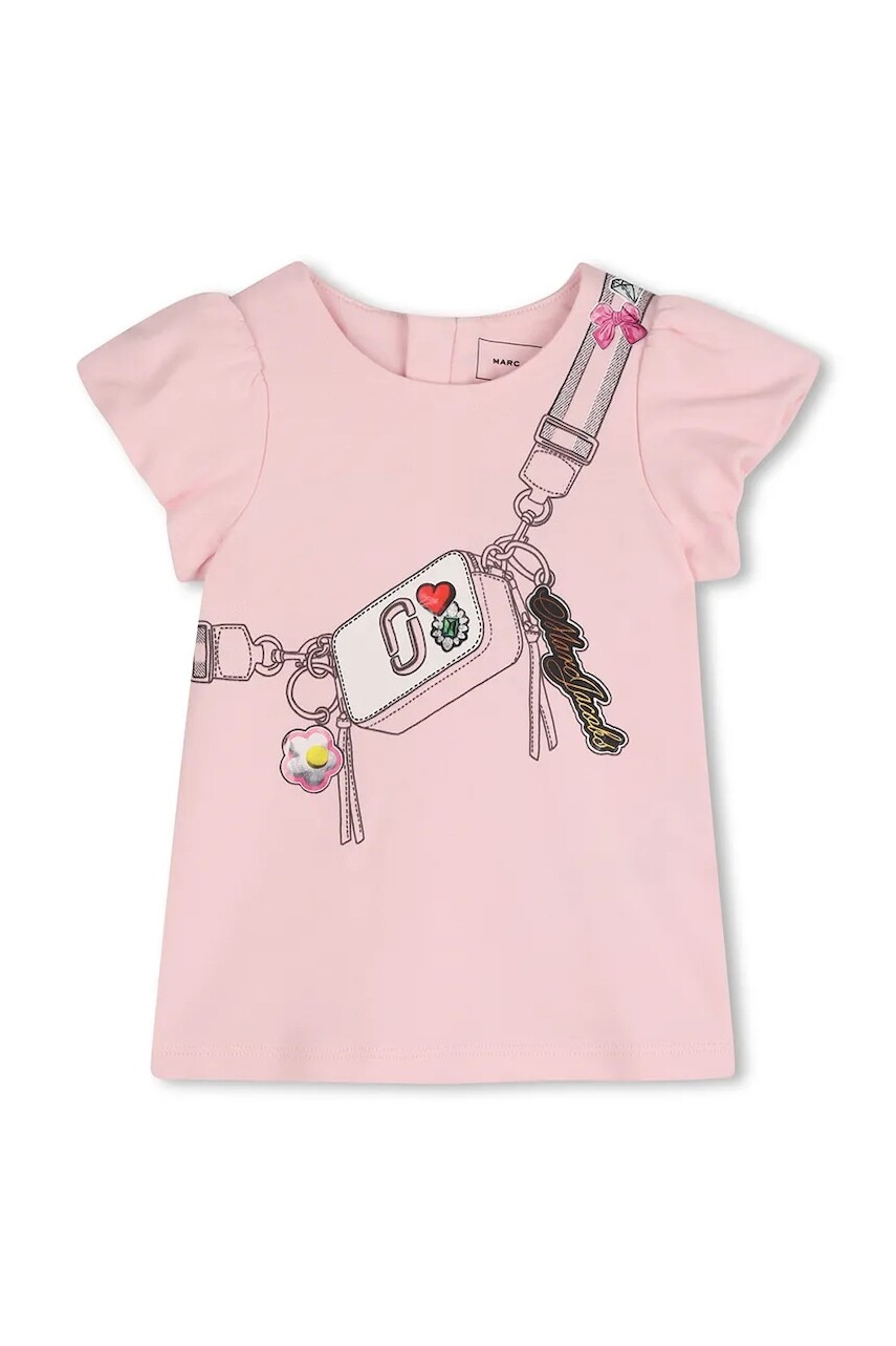 Detské bavlnené šaty Marc Jacobs