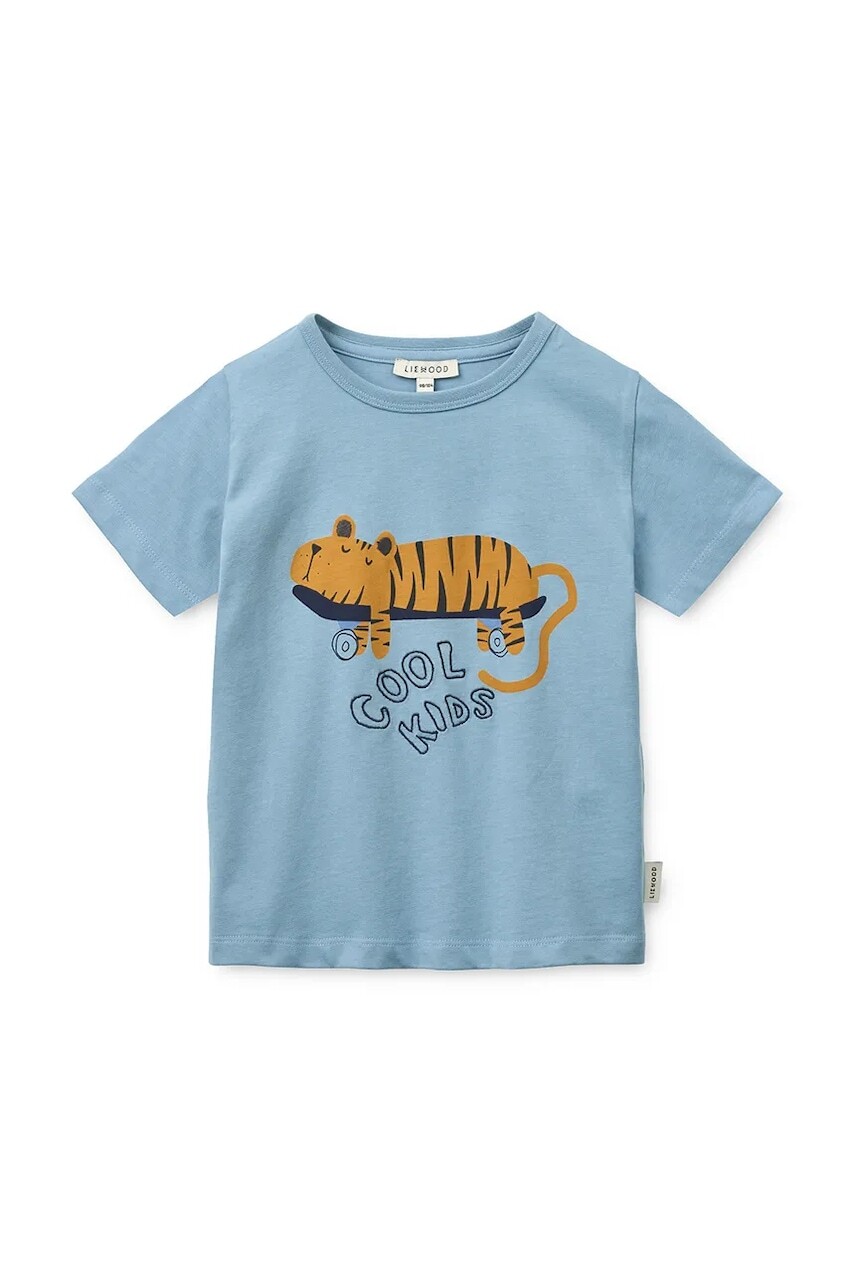 Detské bavlnené tričko Liewood Apia Placement Shortsleeve T-shirt