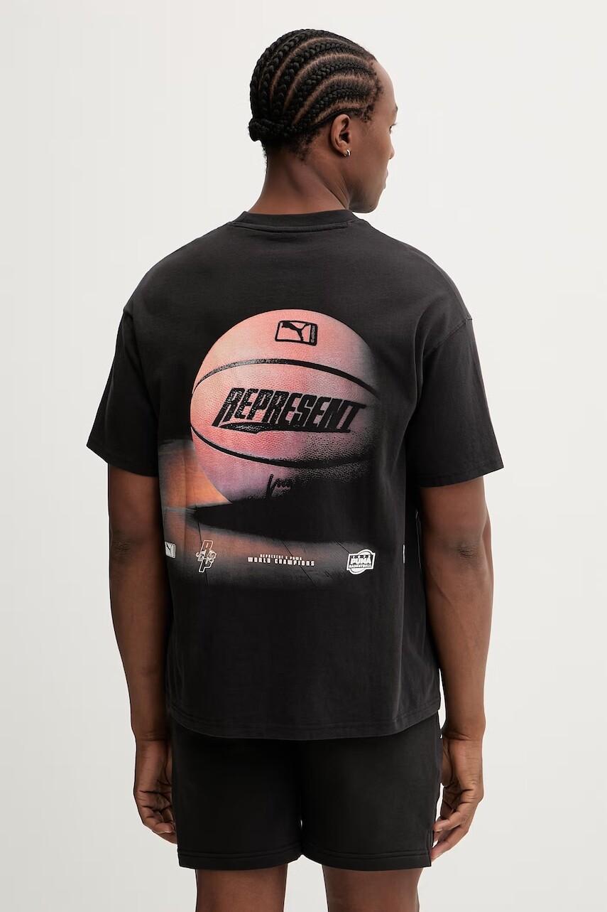 Bavlnené tričko Puma Represent