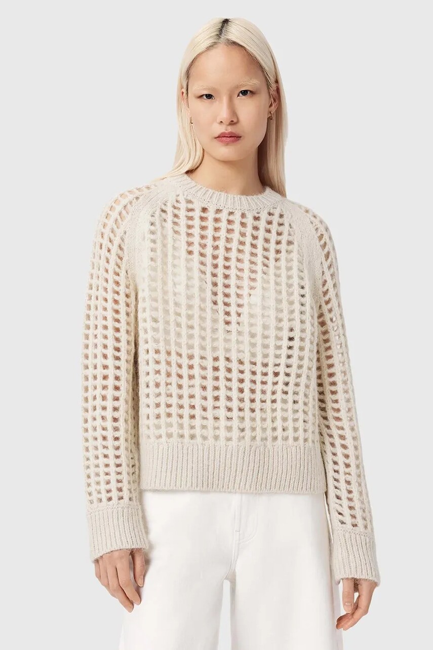 Sveter s prímesou vlny AllSaints SUNIVA