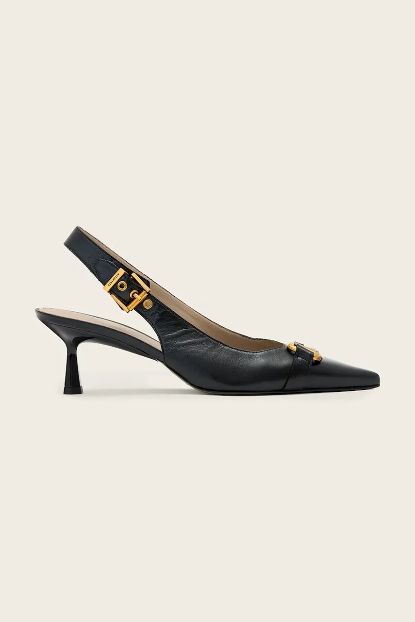 Kožené lodičky AllSaints Hera Slingback Shoe