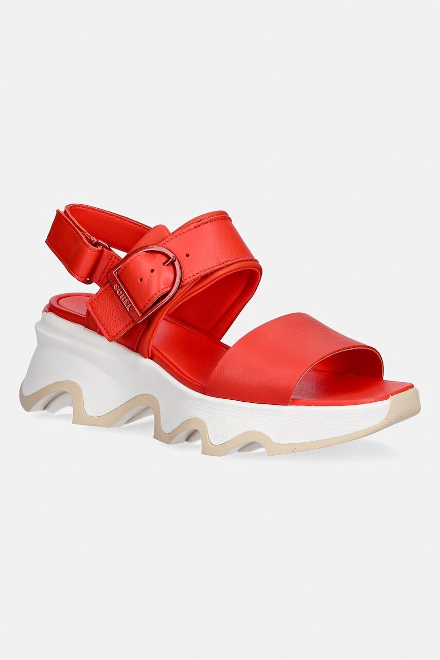 Detské kožené sandále Sorel KINETIC IMPACT WEDG