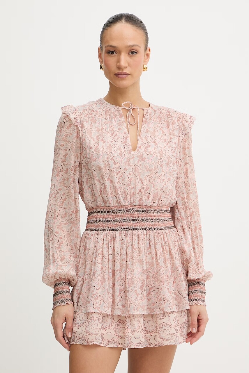 Viskózové šaty BOSS Orange C Darmia