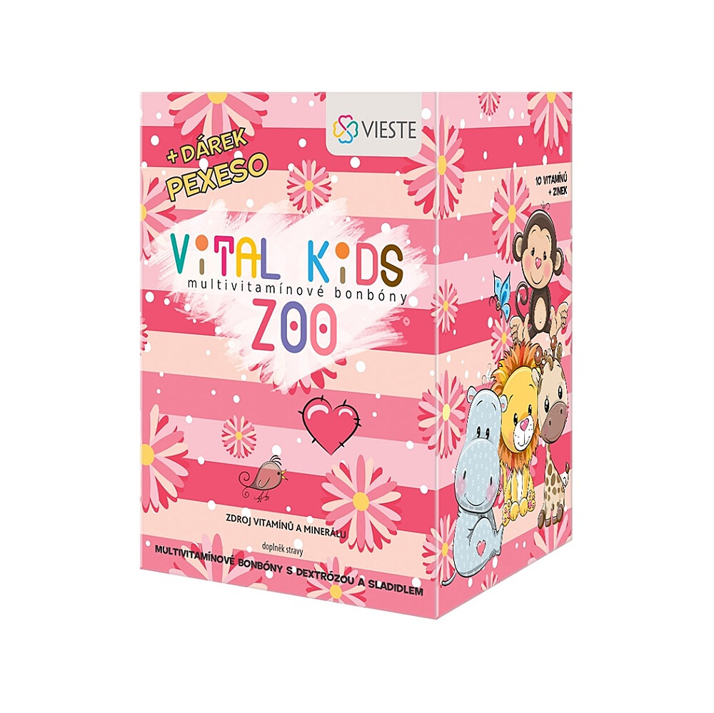 VIESTE Vital kids zoo + pexeso 12 x 12 pastiliek
