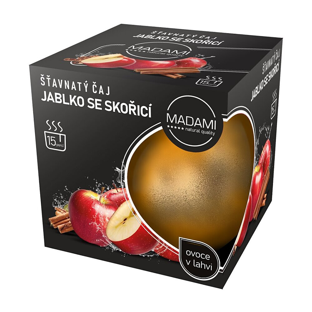 MADAMI Šťavnatý čaj jablko so škoricou 450 g, poškodený obal