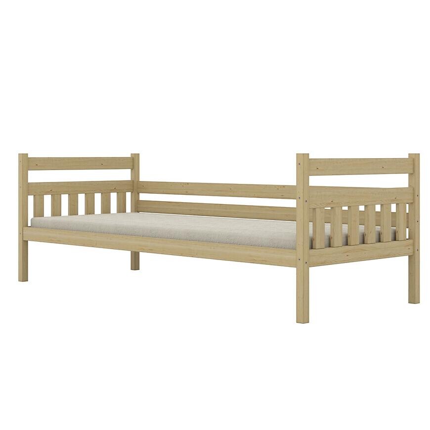 Posteľ Dawid štandard 80x180 prírodná, nelakovaná