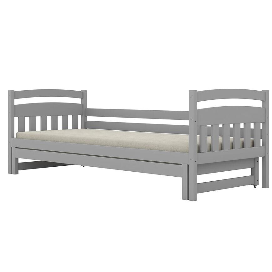 Posteľ Tosia s prístelkou 80x200 sivá